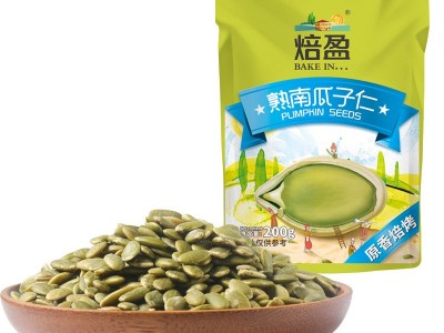 焙盈熟南瓜子仁200g坚果果干混合坚果零食南瓜籽图4