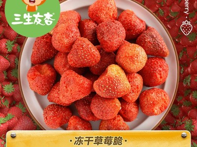 冻干草每脆FD真空脱水草莓干休闲果干零食雪花酥原料水果 干食品图2