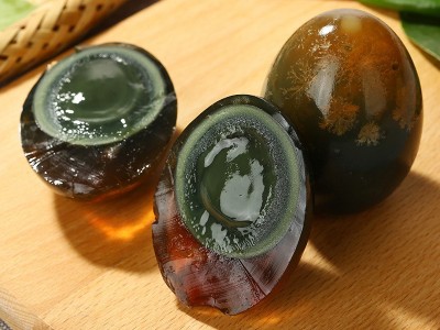 四川绵竹松花皮蛋溏心松花皮蛋流心鸭蛋咸无铅正宗鸭变蛋盐蛋图4