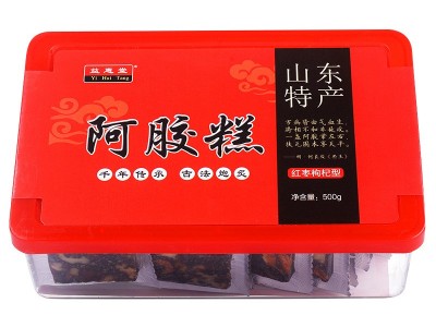 阿胶糕即食阿胶 盒装阿胶固元糕礼盒500g阿胶固元膏 阿胶片批发图2