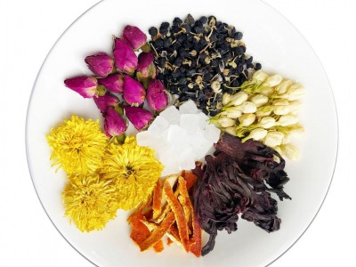 玫瑰洛神茶陈皮玫瑰茄黑枸杞菊花茶批发代发茉莉花茶玫瑰花茶图6
