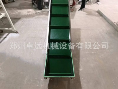 河南小型不锈钢提升机挡板皮带输送带调速电机传送带移动式上料机图5