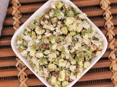广齐 新白梅花茶 中药绿萼梅 绿梅花黄山产地直发散装 绿鄂梅图3