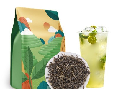 茉莉绿茶奶茶店专用绿妍高香花茶叶商用茉香水果茶奶绿毛尖 浓香型图5