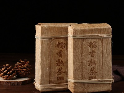 批发云南糯香熟茶砖茶 400g普洱砖茶 熟茶砖 糯香熟茶砖两片装图2