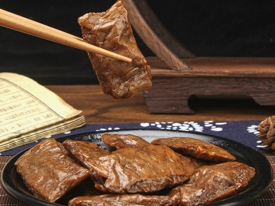 烤肉豆干500G手撕烤肉豆脯网红零食夹肉豆干夹笋素肉 厂家直销图2