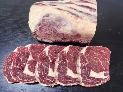 厂家直供澳洲谷饲安格斯原切眼肉牛排新鲜现切西餐厅牛排批 发包邮图3
