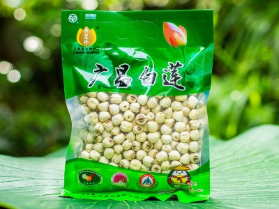 江西抚州特产广昌纯手工250g通芯白莲子干货粉糯香无硫熏 农产去芯图4