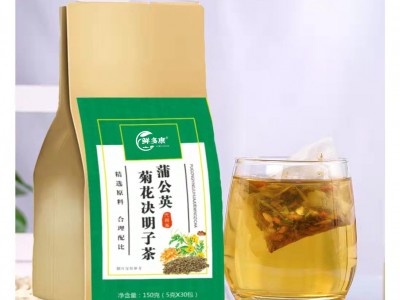鲜多康蒲公英决明子茶熬夜加班菊花枸杞茶袋泡茶150g批发代发O EM图3