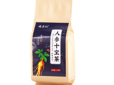 人参十宝茶 人参黄精桑葚男人肾五宝茶袋泡茶批发 花草茶源头厂家图4