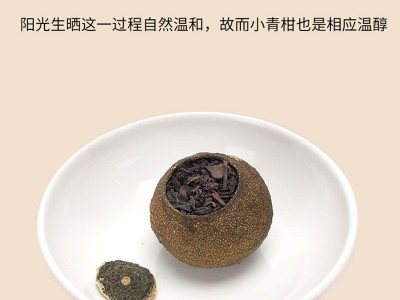 2022小青柑500g 新会特产特级陈皮普洱茶柑普茶散装年货厂家批发图3