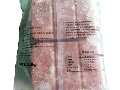 喜福哥猪肉片冷冻腌制半成品调理肉片饭堂餐饮炒菜商用4包20斤图4