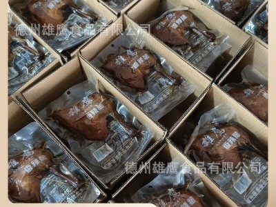 雄鹰150克大鸭腿酱卤香辣麻辣卤味鸭边腿肉类零食休闲食品批发箱图3