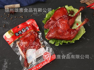 雄鹰150克大鸭腿酱卤香辣麻辣卤味鸭边腿肉类零食休闲食品批发箱图5