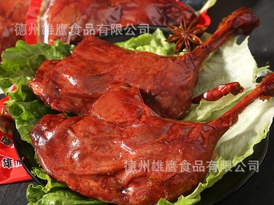 雄鹰120克大鸭腿麻辣乡巴鸡腿风味鸭肉小吃整箱批发肉类零食图3