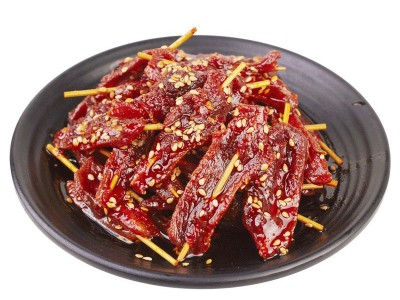 廖掌柜湖南香辣味烧烤味烈火牙签肉鸭肉牛肉学校休闲麻辣零食小吃图6
