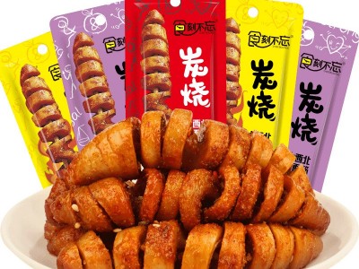 食刻不忘一元烤面筋休闲零食厂家辣条面筋串小吃麻辣食品批发烤图5