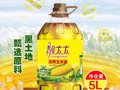 非转基因玉米油5L一级压榨工艺 纯玉米油全国整桶图1