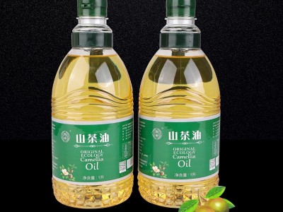 山茶初榨纯正茶籽油1L升两瓶装物理压榨一级食用油团购礼盒批发图3
