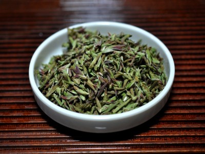普洱茶 生茶 勐库大雪山 紫芽苞 明前春茶 散茶图3