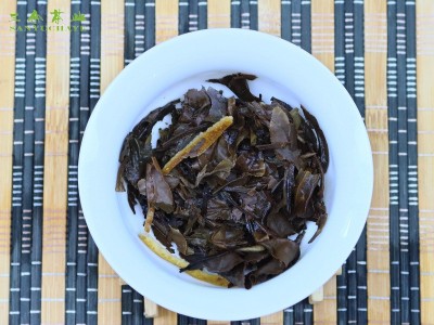福鼎白茶饼干茶新会陈皮白茶寿眉陈年老白茶袋泡茶一包一泡调味茶图5