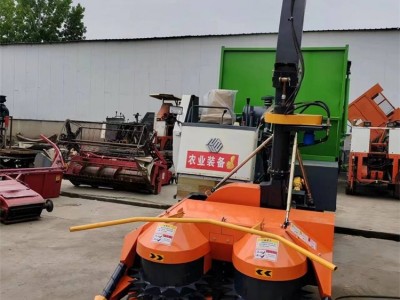 履带独立圆盘青储机 多功能农用青贮机 连续作业 应用广泛图1