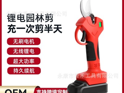 园林树枝剪电动剪刀充电修枝剪果树剪粗枝剪电剪刀锂电剪刀剪枝刀图2