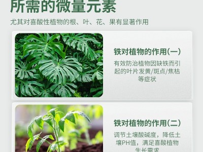 史丹利硫酸亚铁花肥料颗粒养花通用茉莉杜鹃栀子花专用肥铁肥图4