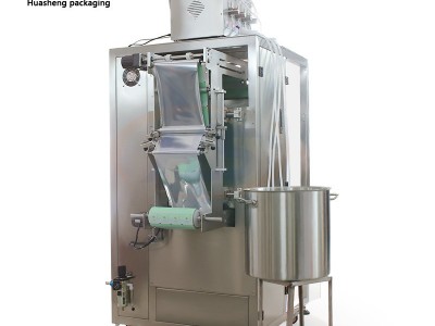 4列条袋漱口水/果汁/蜂蜜灌装封口包装机 多列液体包装机图5