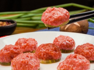 手工牛肉丸 1kg袋装餐饮店用半成品食材 火锅串串冒菜麻辣烫商用袜子图3