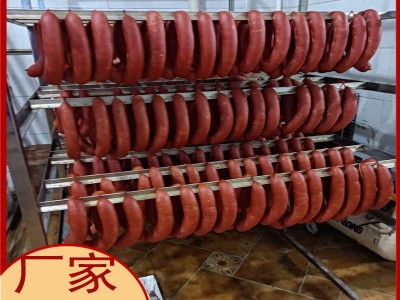 豆腐干烘干上色烟熏炉 红肠蒸煮烟熏箱 100型 聚钰图3