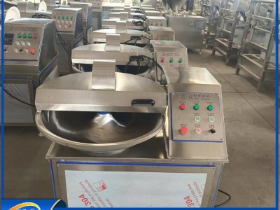 魔芋豆腐斩拌机 肉类斩拌乳化设备 肉包子馅斩拌机器 景辉机械图1