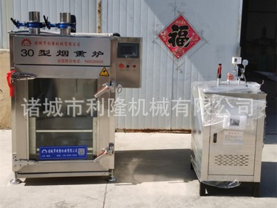 出口型烟熏炉全自动香肠腊肉烟熏烘干炉红肠蒸熏炉多功能不 同型号图5