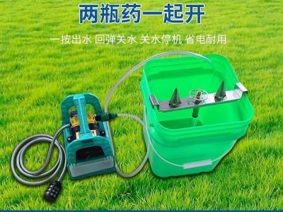 全自动无人机农用打药充电式洗瓶器开瓶器5孔喷头高压冲洗新款图2