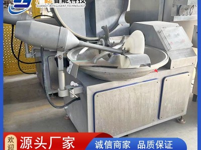 供应丸子肉馅加工斩拌机 虾滑斩拌机设备 蔬菜剁椒变频斩切机图4