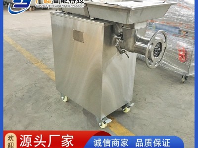 供应猪羊肉冻肉绞肉机 商用大型肉制品鲜肉绞肉设备 鸡肝绞碎机图5