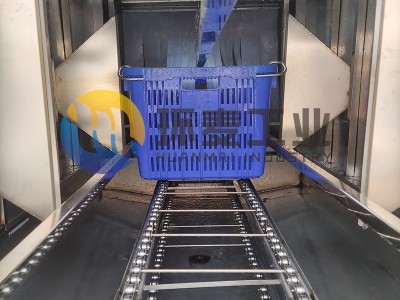 全自动餐盘清洗机 高压喷淋肉制品去油污洗筐机食品周转筐清洗机图4