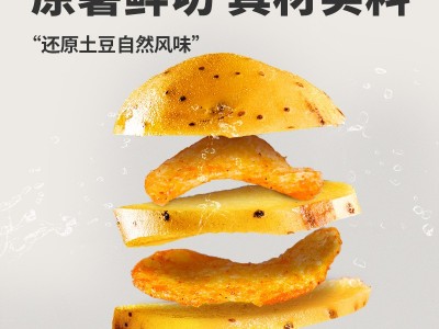 滇二娃农科院麻辣土豆片50g洋芋薯片小零食休闲食品云贵特产批发图3