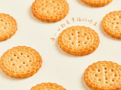 阿婆家的日式海盐小圆饼干网红小零食厂家批发整箱休闲早餐饼图5