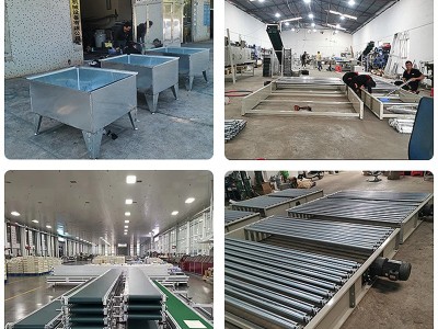裙边挡板皮带爬坡输送机 食品流水线传送设备 斗式斜坡上料提升机图5