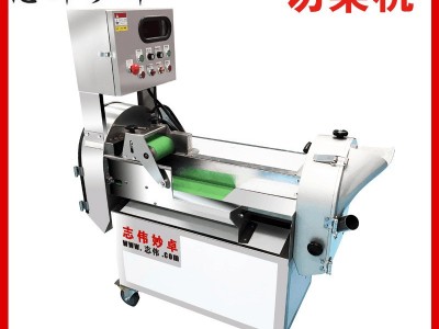 志伟妙卓多功能切菜机 厂家直销ZW-801C全自动切菜机，双头切菜机图2
