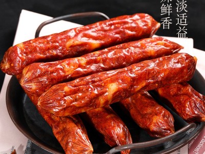 工厂店 四川麻辣香肠纯肉腊肠烟熏五花腊肉传统柏树熏烟熏工艺图4