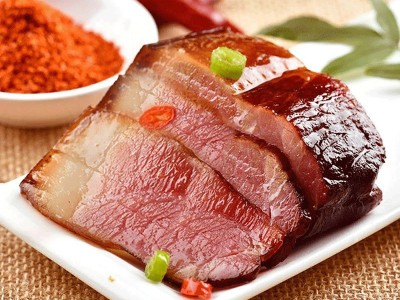 湖北恩施农家烟熏后腿腊肉 500g/包 腌腊肉 酒店饭店预图3