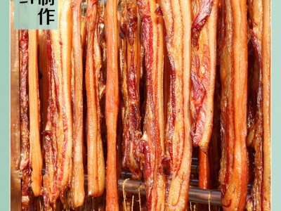 陆宝陆川猪腊肉260g 广西广东广式风味咸香微甜五花肉腊肉非烟熏图3