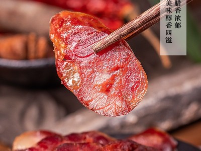计量称重川味腊肠麻辣香肠腊肉贵州特产辣肠农家自制烟熏腊味批发图3