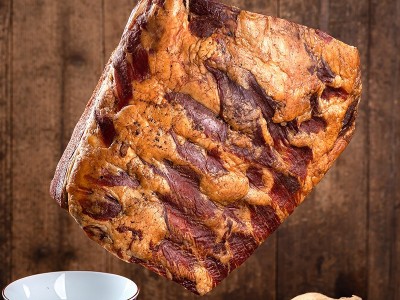 贵州特产农家柴火烟熏土猪腊排骨腊肉非湖南腊味腊排500g一件代发图3
