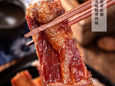 贵州特产农家柴火烟熏土猪腊排骨腊肉非湖南腊味腊排500g一件代发图4
