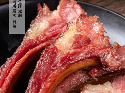 贵州特产农家柴火烟熏土猪腊排骨腊肉非湖南腊味腊排500g一件代发图2