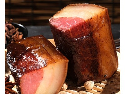 后腿腊肉四川特产柏树枝烟熏五花腊肉农家古蔺黑猪麻辣香肠咸腊肉图2