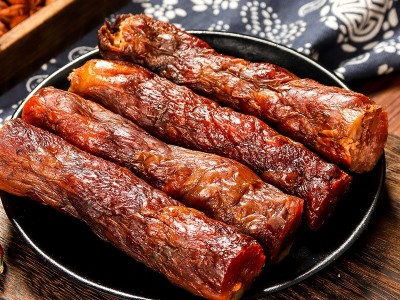 重庆过街楼烟熏柴火川味原味香肠广味麻辣农家自制烟熏腊肠图4